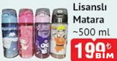 LİSANSLI MATARA 500 ML fiyat ve kampanya bilgisi
